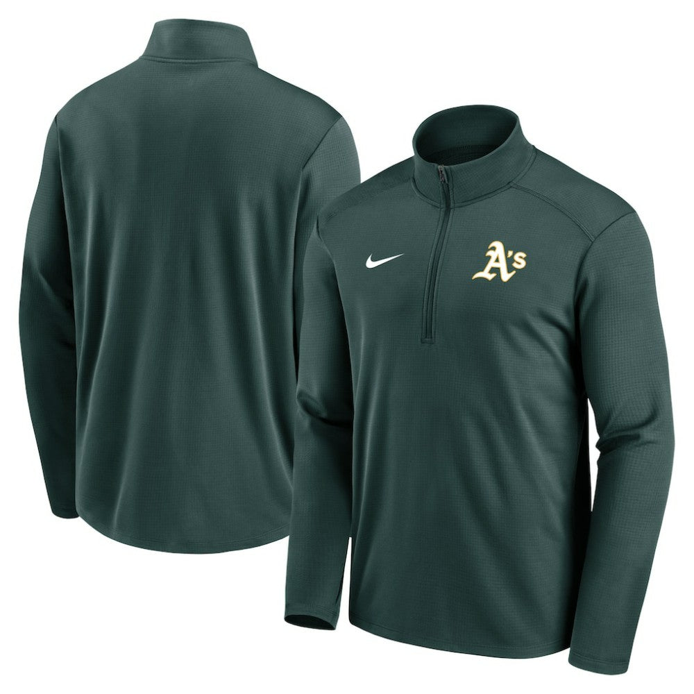 Athletics Agility Pacer Performance Half-Zip Top - Green | Nike