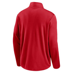 Los Angeles Angels Agility Pacer Lightweight Performance Half-Zip Top - Red | Nike