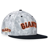 San Francisco Giants Smoke Dye Fitted Hat - Black/White