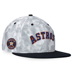 Houston Astros Smoke Dye Fitted Hat - Black/White