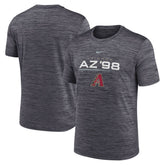 Arizona Diamondbacks Wordmark Velocity Performance T-Shirt - Black | Nike