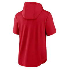 St. Louis Cardinals Springer Short Sleeve Team Pullover Hoodie - Red | Nike
