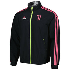 Juventus 2022/23 On-Field Team Logo Anthem Reversible Full-Zip Jacket - Black | Adidas on sale