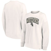 Chicago White Sox Women's Leopard Pullover Sweatshirt - Cream