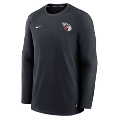 Cleveland Guardians Authentic Collection Logo Performance Long Sleeve T-Shirt - Navy | Nike