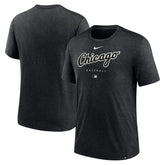 Chicago White Sox Authentic Collection Early Work Tri-Blend Performance T-Shirt - Heather Black | Nike