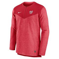 Washington Nationals Authentic Collection Game Time Performance Half-Zip Top - Red | Nike