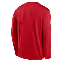 Los Angeles Angels Authentic Collection Team Logo Legend Performance Long Sleeve T-Shirt - Red | Nike