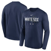 Chicago White Sox Authentic Collection Team Logo Legend Performance Long Sleeve T-Shirt - Navy | Nike
