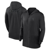 Chicago White Sox Authentic Collection Travel Performance Lightweight Full-Zip Hoodie - Black | Nike