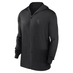 Chicago White Sox Authentic Collection Travel Performance Lightweight Full-Zip Hoodie - Black | Nike