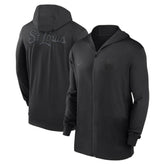 St. Louis Cardinals Authentic Collection Travel Performance Lightweight Full-Zip Hoodie - Black | Nike