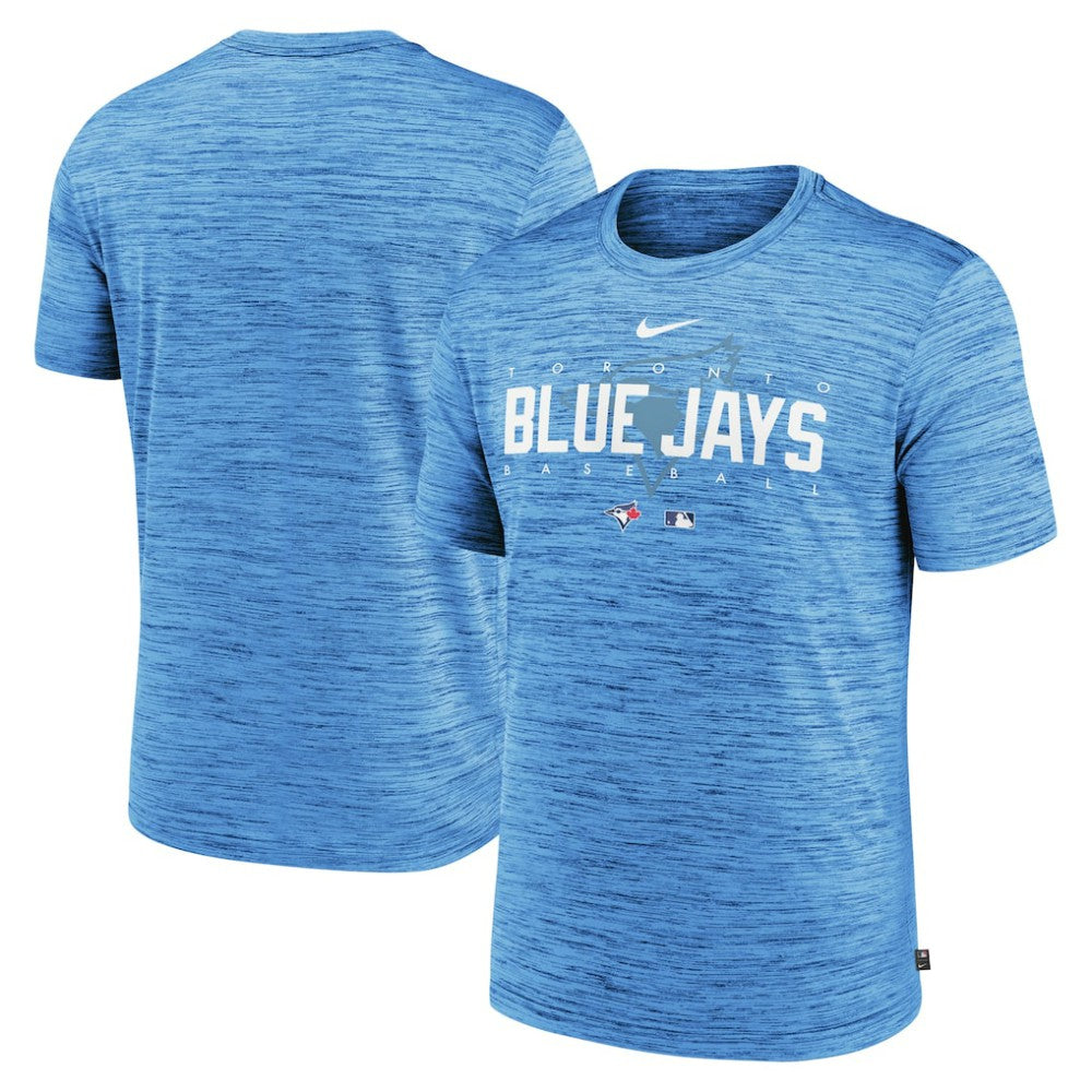 Toronto Blue Jays Authentic Collection Velocity Performance Practice T-Shirt - Powder Blue | Nike