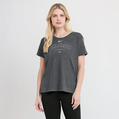 Colorado Rockies Women's Authentic Collection Early Work Tri-Blend T-Shirt - Heather Charcoal | Nike
