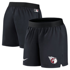 Cleveland Guardians Women's Authentic Collection Team Performance Shorts - Navy | Nike