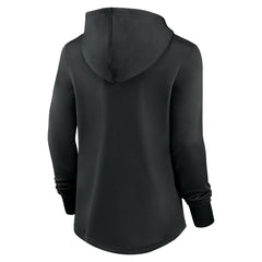 Miami Marlins Women's Authentic Collection Pregame Performance Pullover Hoodie - Black | Nike