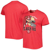 Jerry Rice San Francisco 49ers Homage Unisex Caricature Retired Player Tri-Blend T-Shirt - Scarlet outlet