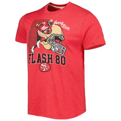 Jerry Rice San Francisco 49ers Homage Unisex Caricature Retired Player Tri-Blend T-Shirt - Scarlet outlet