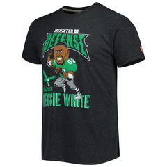 Reggie White Philadelphia Eagles Homage Unisex Unisex Caricature Retired Player Tri-Blend T-Shirt - Heather Black discount