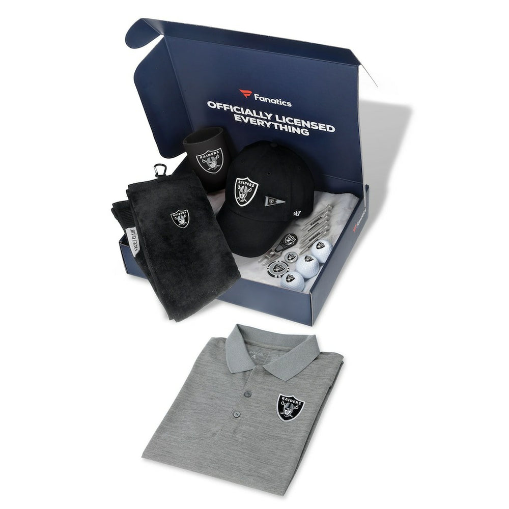 Las Vegas Raiders WinCraft Pack Golf Themed Gift Box - $155+ Value on sale