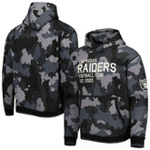 Las Vegas Raiders The Wild Collective Camo Pullover Hoodie - Black outlet