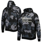 Washington Commanders The Wild Collective Camo Pullover Hoodie - Black sale