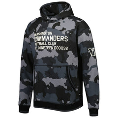 Washington Commanders The Wild Collective Camo Pullover Hoodie - Black sale