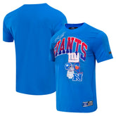 New York Giants Pro Standard Super Bowl XLVI Patch Hometown Collection T-Shirt - Royal outlet