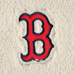 Boston Red Sox G-III 4Her by Carl Banks Women's Shuffle It Raglan Full-Zip Hoodie - Oatmeal/Navy