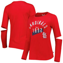 St. Louis Cardinals Touch Women's Formation Long Sleeve T-Shirt - Red