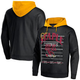 Arizona Cardinals NFL x Staple Throwback Vintage Wash Pullover Hoodie - Black for sale