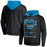 Carolina Panthers NFL x Staple Throwback Vintage Wash Pullover Hoodie - Black discount