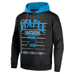 Carolina Panthers NFL x Staple Throwback Vintage Wash Pullover Hoodie - Black discount