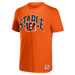 Cincinnati Bengals NFL x Staple Logo Lockup T-Shirt - Orange on sale