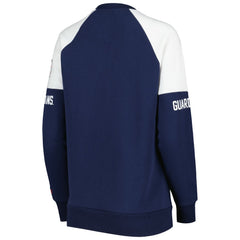 Cleveland Guardians Starter Women's Baseline Raglan Pullover Sweatshirt - Navy/Red
