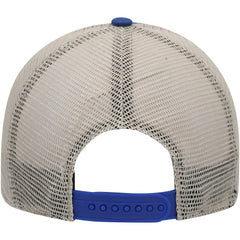 Los Angeles Dodgers Four Stroke Clean Up Trucker Snapback Hat - Royal/Tan | 47 brand