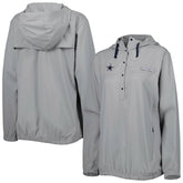Dallas Cowboys Women's Tamiami Omni-Shade Pullover Hoodie - Gray outlet