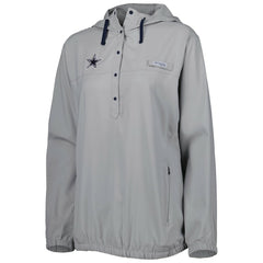 Dallas Cowboys Women's Tamiami Omni-Shade Pullover Hoodie - Gray outlet