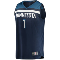 Anthony Edwards Minnesota Timberwolves 2021/22 Fast Break Replica Jersey - Icon Edition - Navy | Fanatics for sale