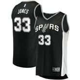 Tre Jones San Antonio Spurs Fast Break Replica Jersey - Icon Edition - Black | Fanatics on sale