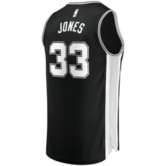 Tre Jones San Antonio Spurs Fast Break Replica Jersey - Icon Edition - Black | Fanatics on sale