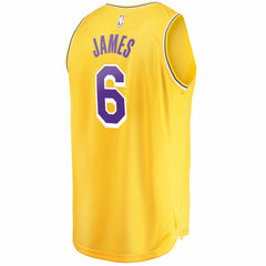 LeBron James Los Angeles Lakers 2021/22 Fast Break Replica Jersey - Icon Edition - Gold | Fanatics sale