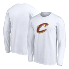 Cleveland Cavaliers Primary Logo Team Long Sleeve T-Shirt sale - White on sale