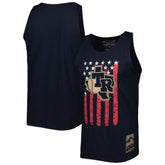 Texas Rangers Cooperstown Collection Stars and Stripes Tank Top - Navy | Mitchell & Ness