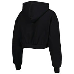 Arizona Cardinals The Wild Collective Women's Cropped Pullover Hoodie - Black for sale