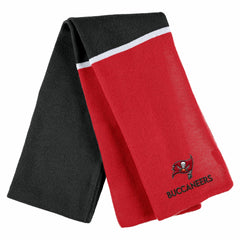 Tampa Bay Buccaneers WEAR by Erin Andrews Women's Colorblock Cuffed Knit Hat with Pom and Scarf Set - Red on sale