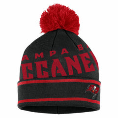 Tampa Bay Buccaneers WEAR by Erin Andrews Women's Double Jacquard Cuffed Knit Hat with Pom and Gloves Set - Black sale