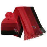 Arizona Cardinals WEAR by Erin Andrews Women's Ombre Pom Knit Hat and Scarf Set - Cardinal on sale