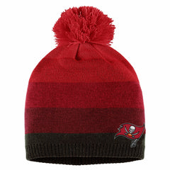 Tampa Bay Buccaneers WEAR by Erin Andrews Women's Ombre Pom Knit Hat and Scarf Set - Red sale