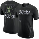 Milwaukee Bucks Courtside Air Traffic Control Max90 T-Shirt - Black | Nike discount